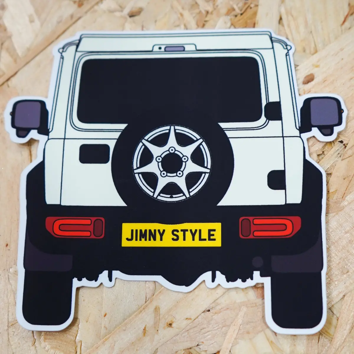Jimnystyle Chiffon Ivory Suzuki Jimny Slap Sticker 1