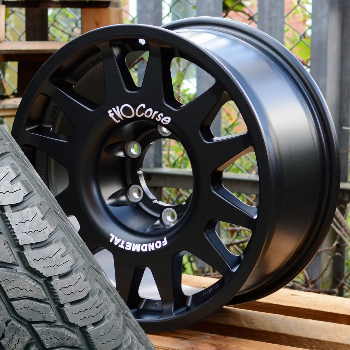 Evo Corse Dakarzero 17" Wheel & Tyre Package For Ford Ranger (2012+) 1