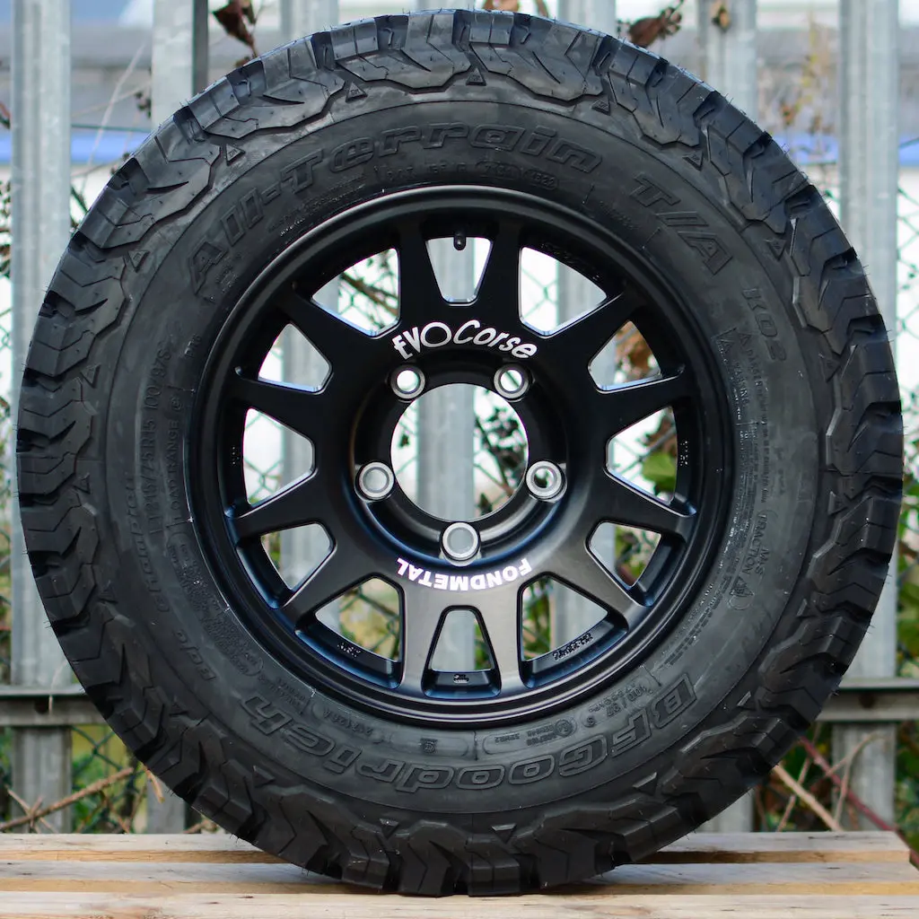 Evo Corse Dakarzero 15" Wheel & Tyre Package For Suzuki Jimny (2018+) - -25 Offset 8