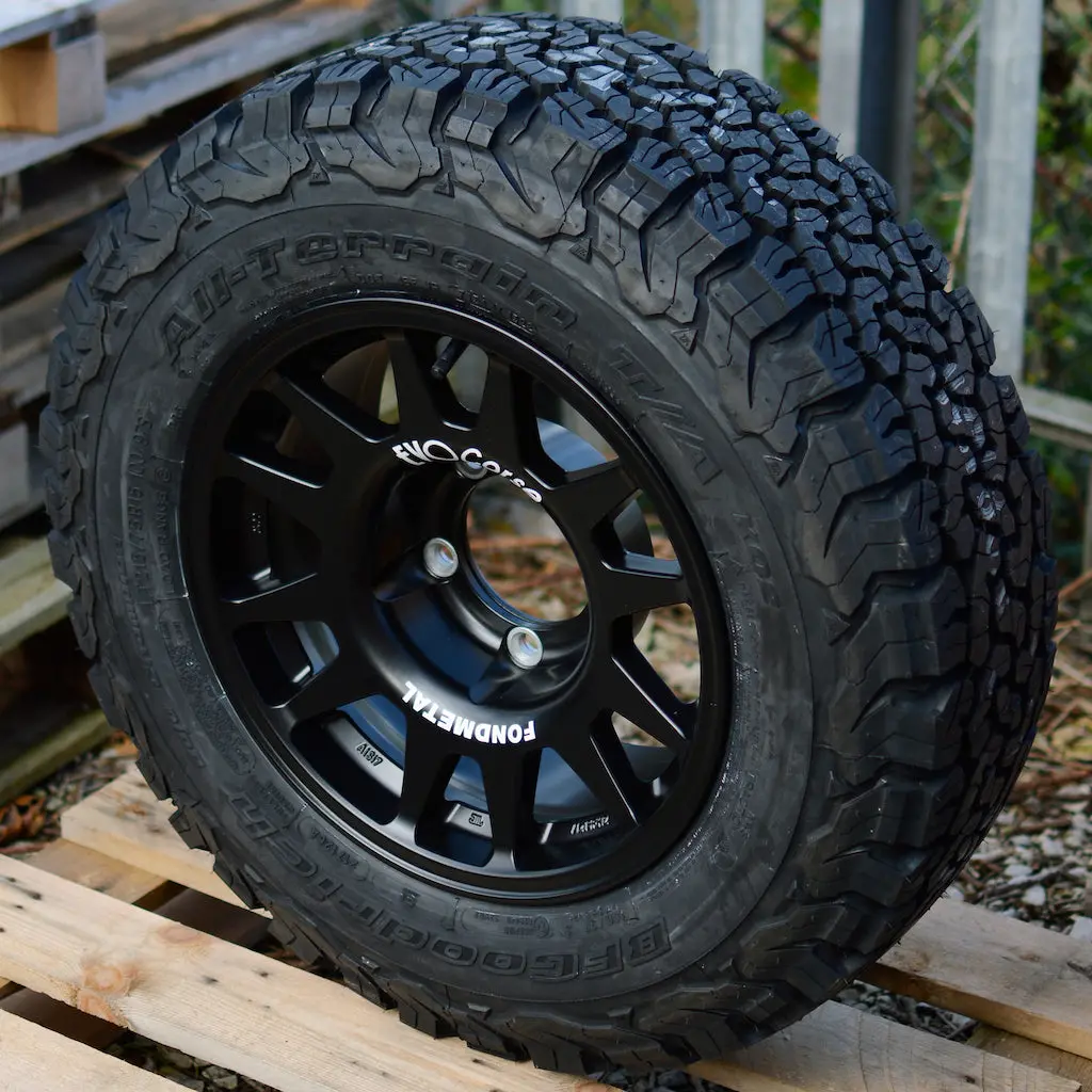 Evo Corse Dakarzero 15" Wheel & Tyre Package For Suzuki Jimny (2018+) - -25 Offset 10