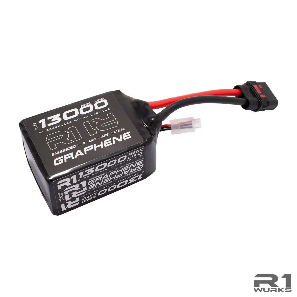 Enhanced Graphene 7.4V 2S Lipo Drag Race Battery 13000Mah 250C 1