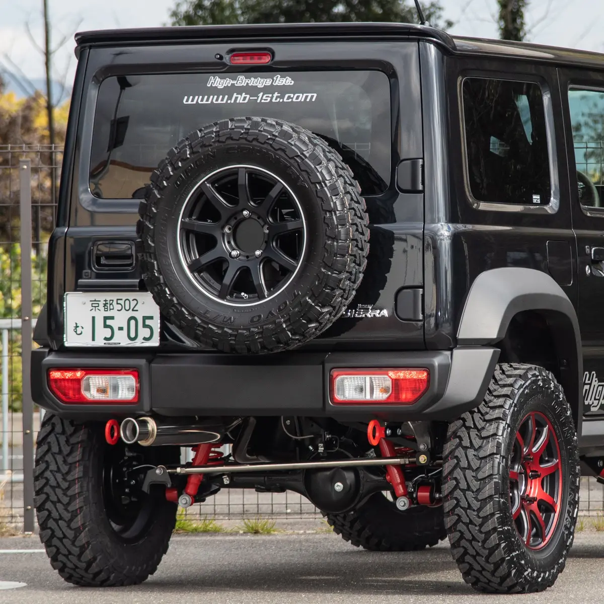 High-Bridge First Rear Bumper For Suzuki Jimny Jb74 (2018+) 1