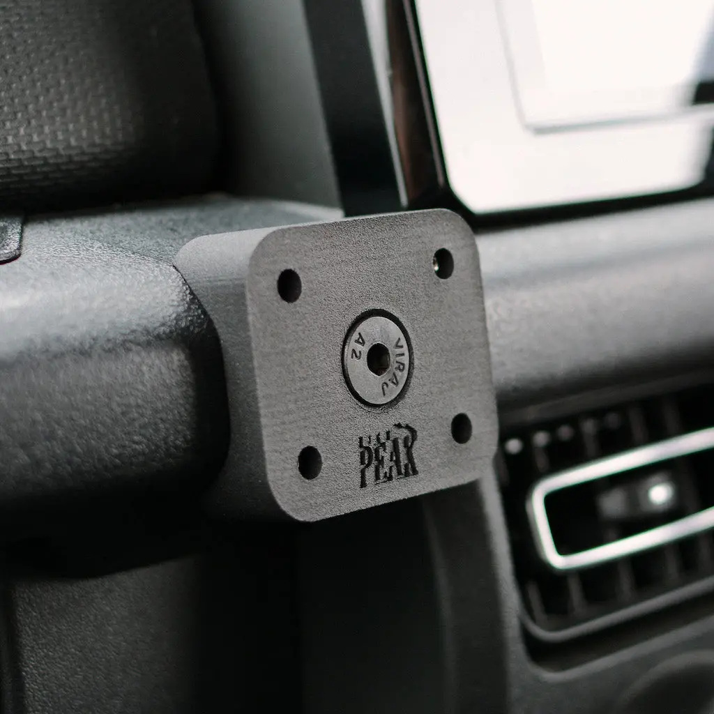 High Peak Quad Lock-Compatible Phone Mount Bracket - Passenger Side For Suzuki Jimny (2018+) 1