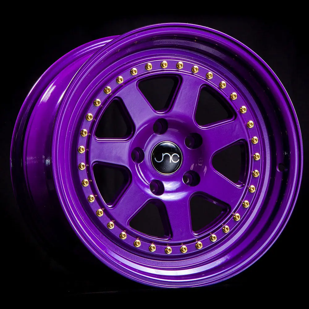 Jnc048 Candy Purple W/ Gold Rivets 1