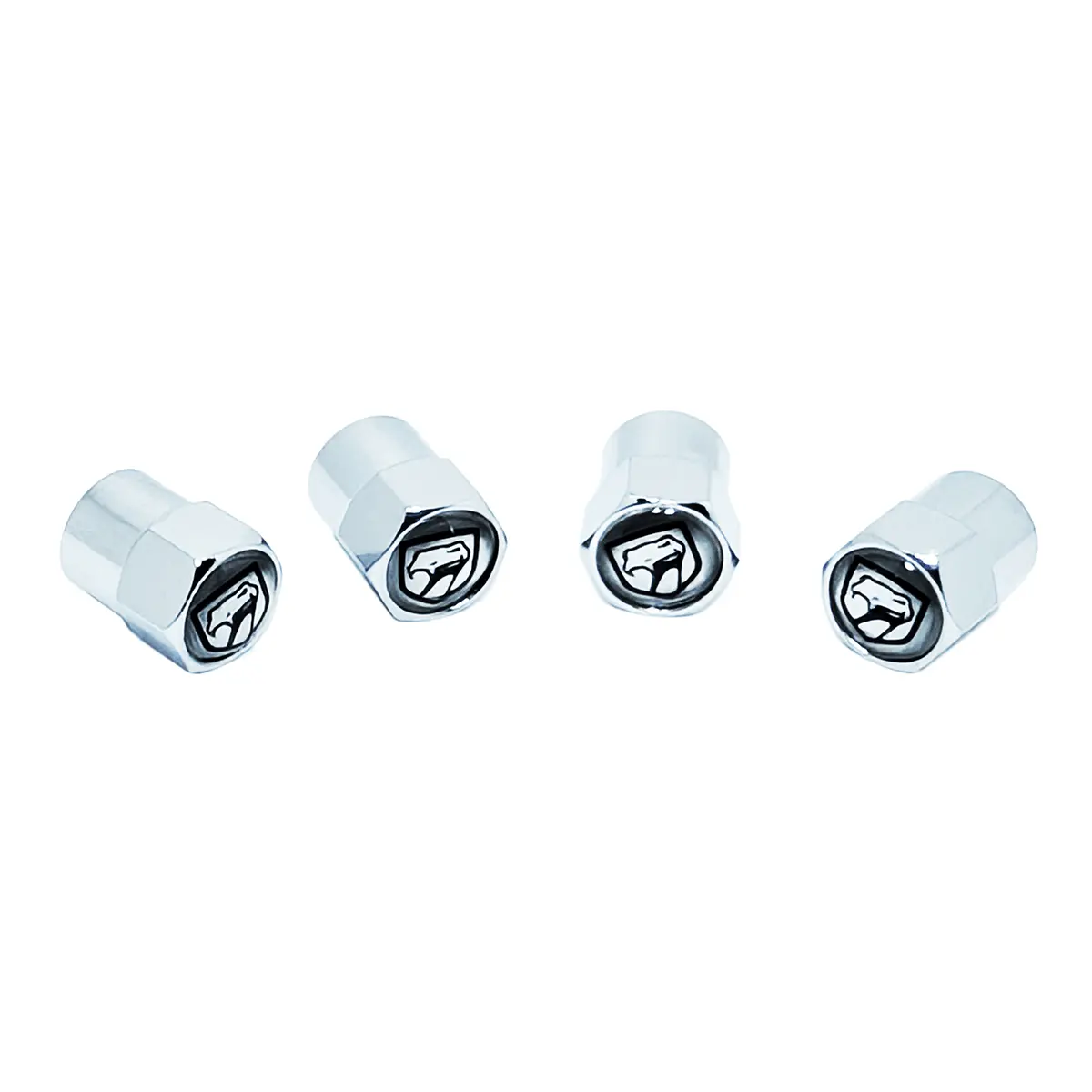 Chrome Valve Stem Tire Caps, Style: Viper 1