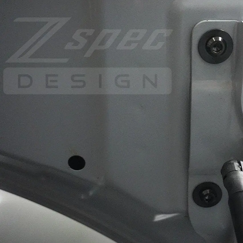 Zspec Hood Hinges Fasteners Kit For '18+ Stinger Gt, Titanium 1