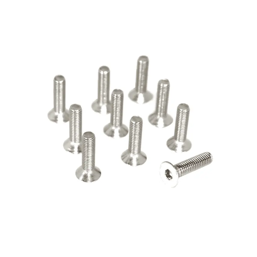 Zspec M8-1.25X30mm Flat-Head Fhsc Fasteners, Stainless, 10-Pack 1