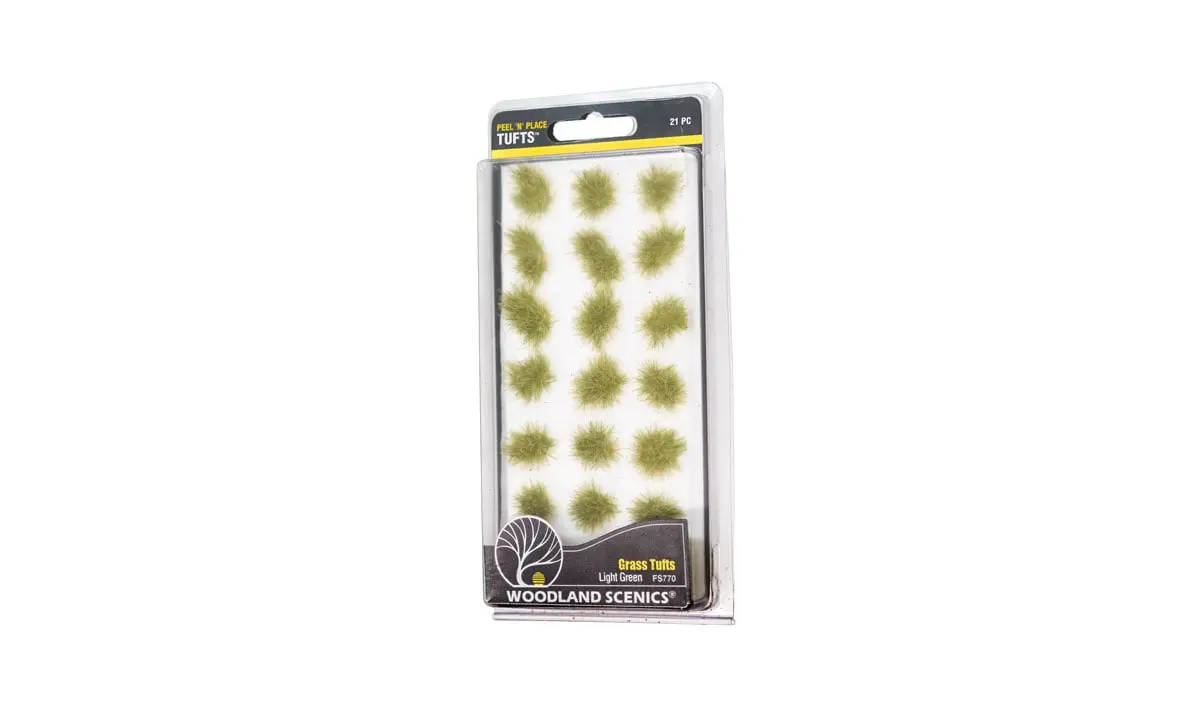 Woodland Scenics Light Green Grass Tufts 1