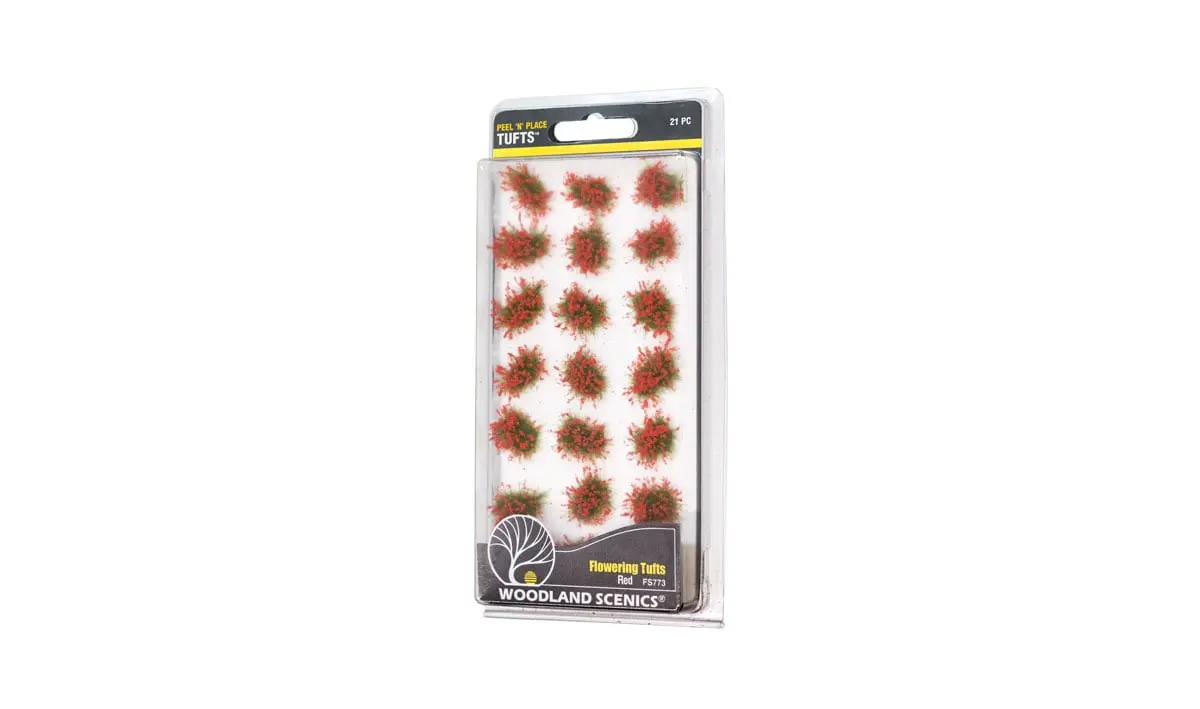 Woodland Scenics Red Flowering Tufts 1