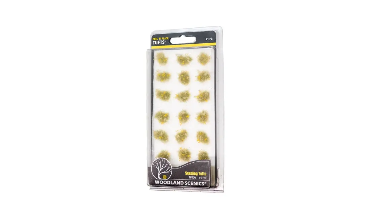 Woodland Scenics Yellow Seeding Tufts 1