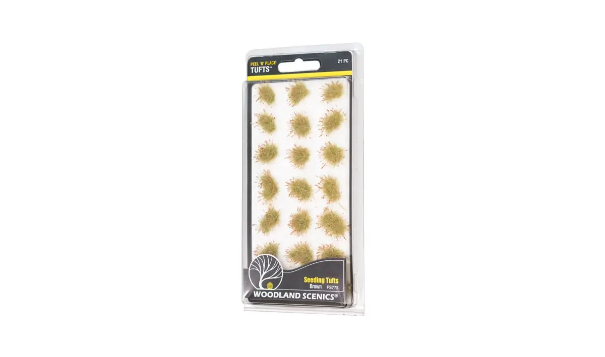 Woodland Scenics Brown Seeding Tufts 1