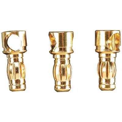 Electrifly Gold Plated Bullet Connector Male 3.5Mm (3) 1