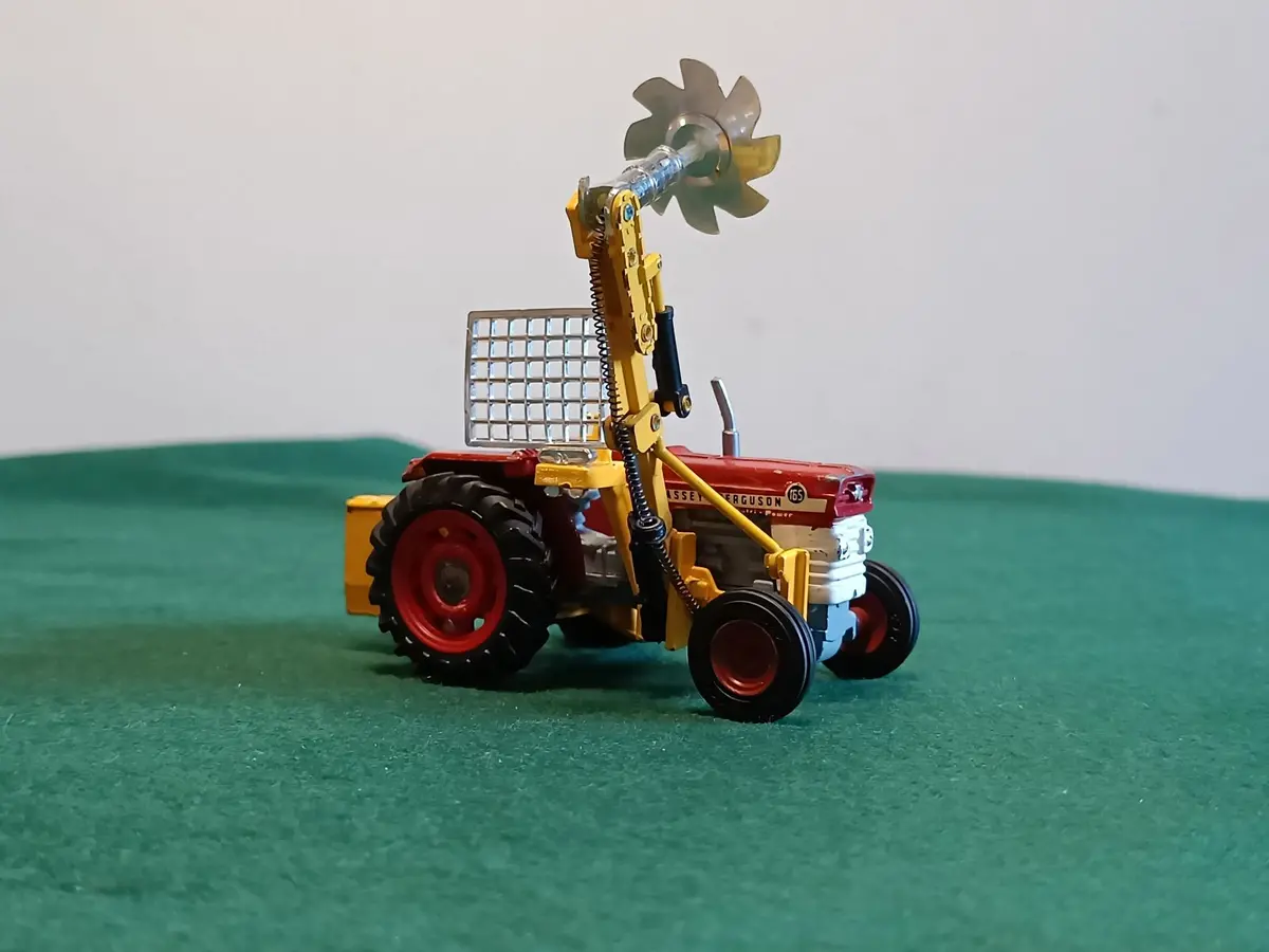 73 Massey Ferguson 185 Tractor With Saw Attachment 1