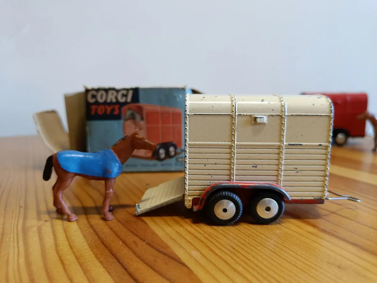 102 Rice Pony Trailer In Cream Early Edition *With Original Box* 1