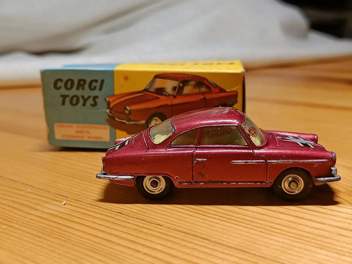316 Nsu Sport Prinz In Dark Metallic Red With Original Box (1) 1