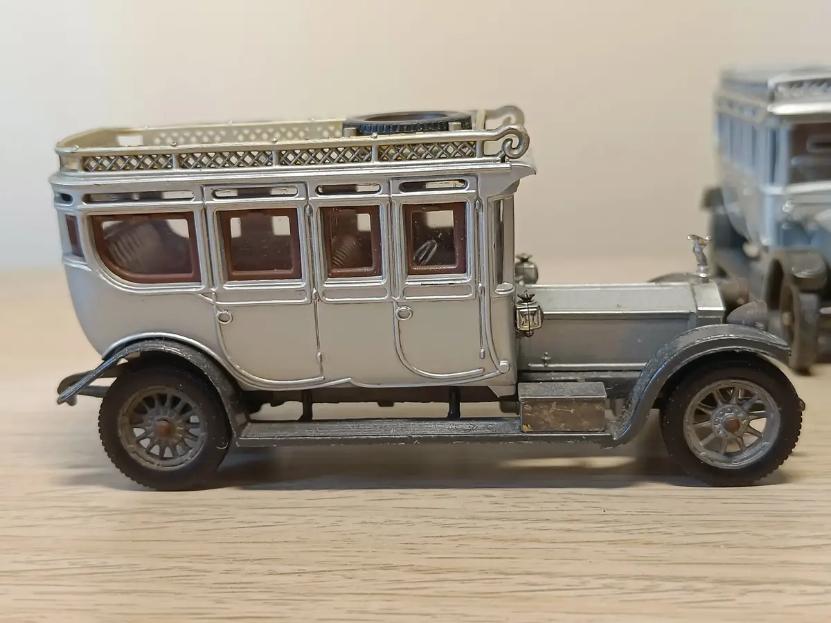 9041 1912 Rolls Royce Silver Ghost With Silver Wheels And *Black Exhaust* 1
