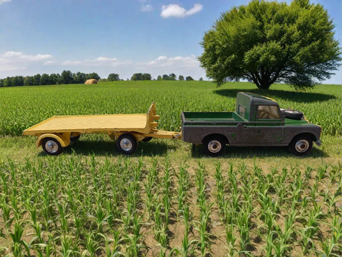 438 Land Rover And Trailer From Gift Set 22 (2) 1