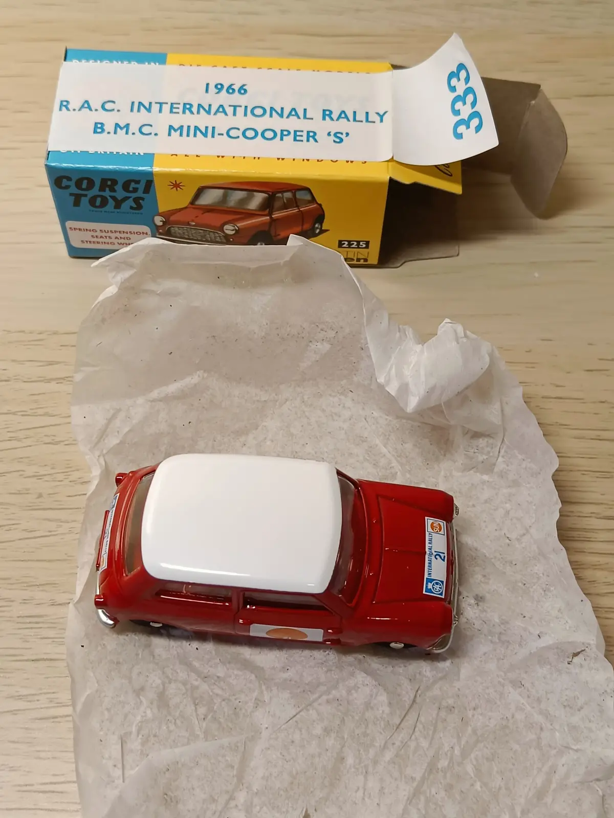 R333 Bmc Mini-Cooper Sun Rally Edition Re-Issue 1