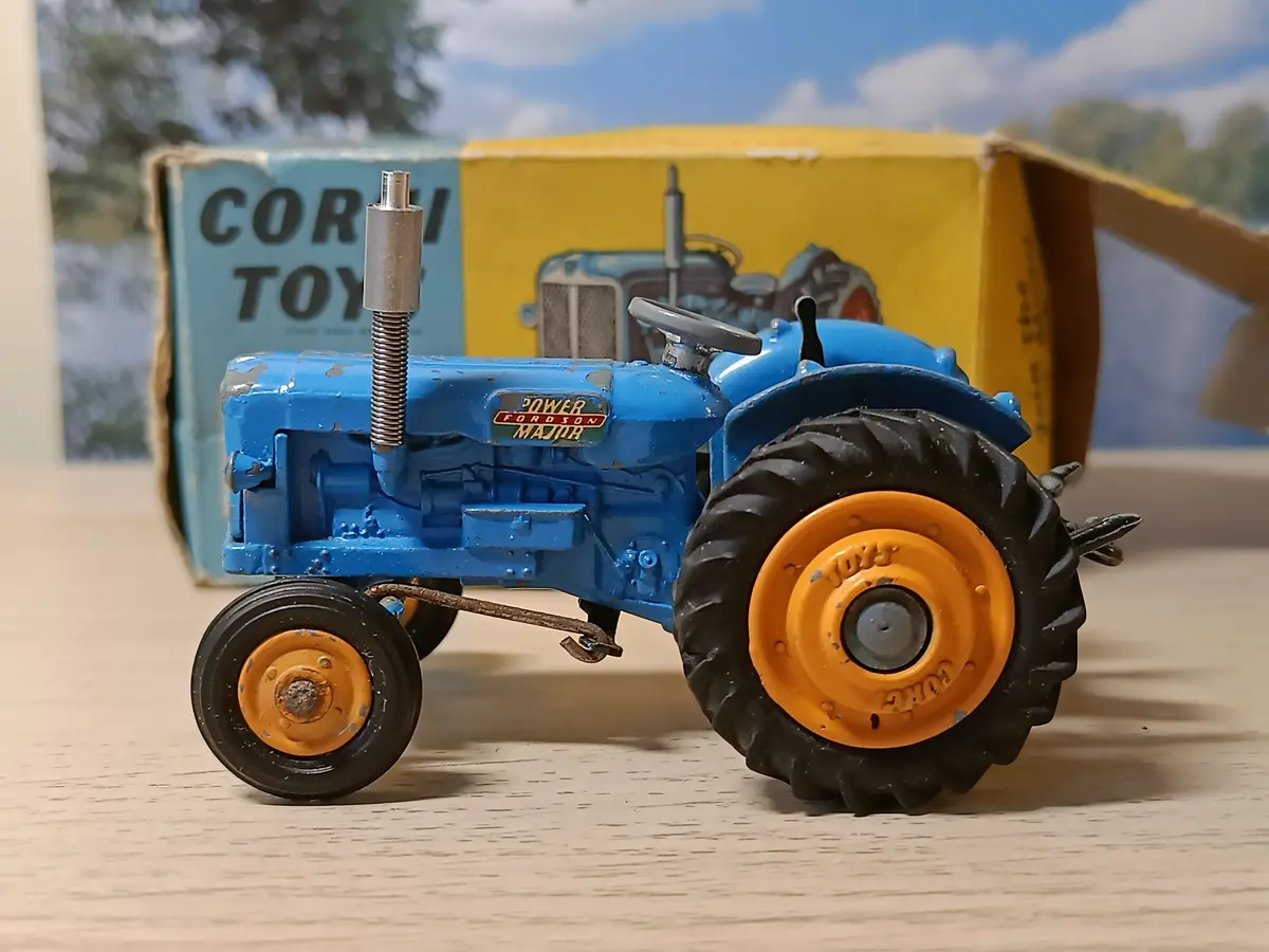 55 Fordson Power Major Tractor With Original Box 1