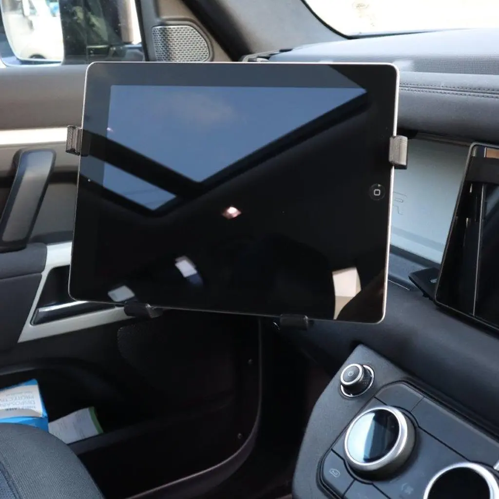 Front Adjustable Tablet Mount Kit For Land Rover Defender (2020+) 1