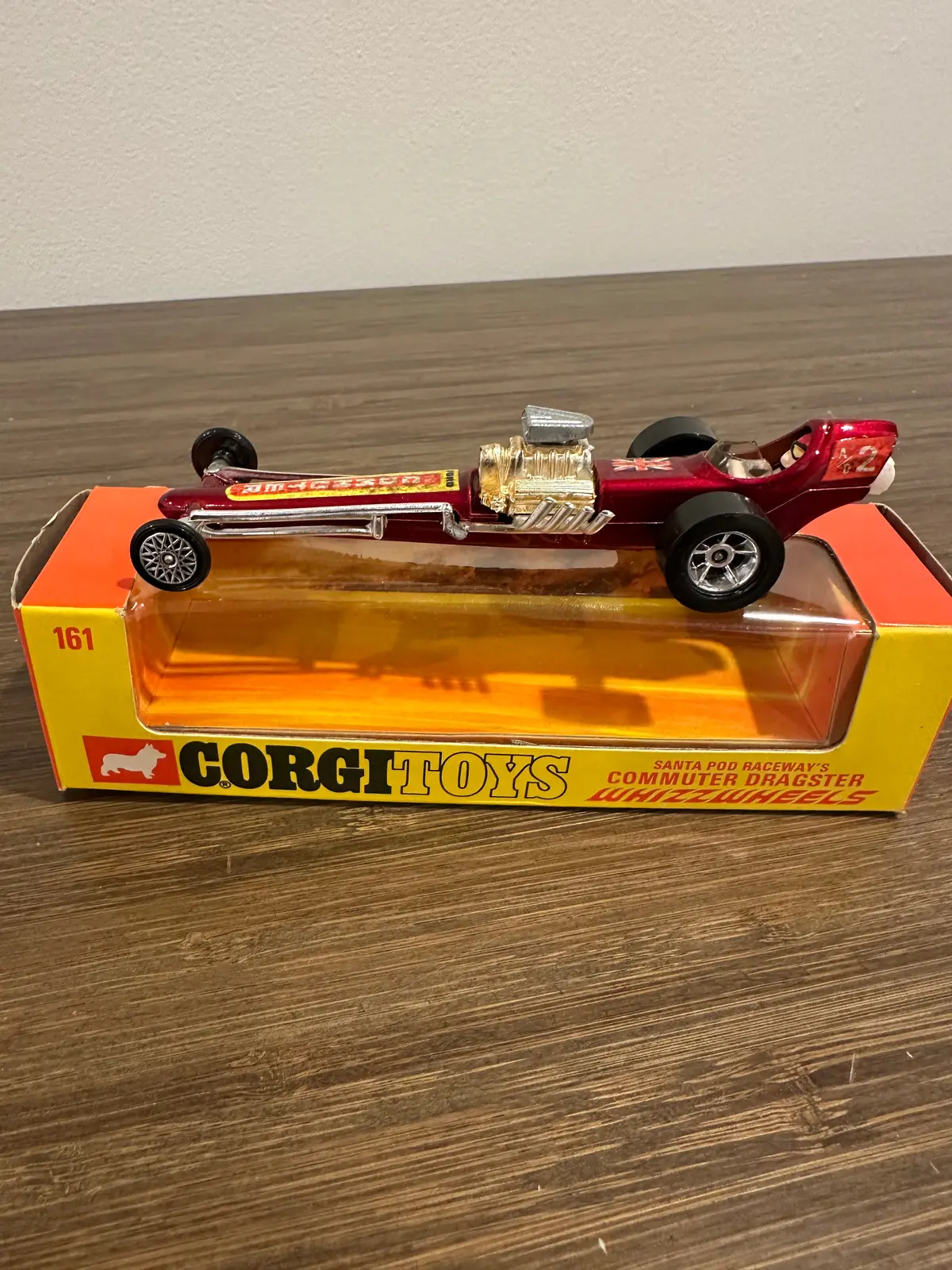 Corgi Toys 161 Commuter Dragster With Original Box 1