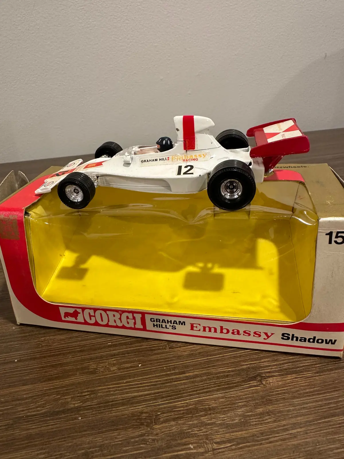 Corgi Toys 156 Graham Hill's Embassy Shadow With Original Box 1