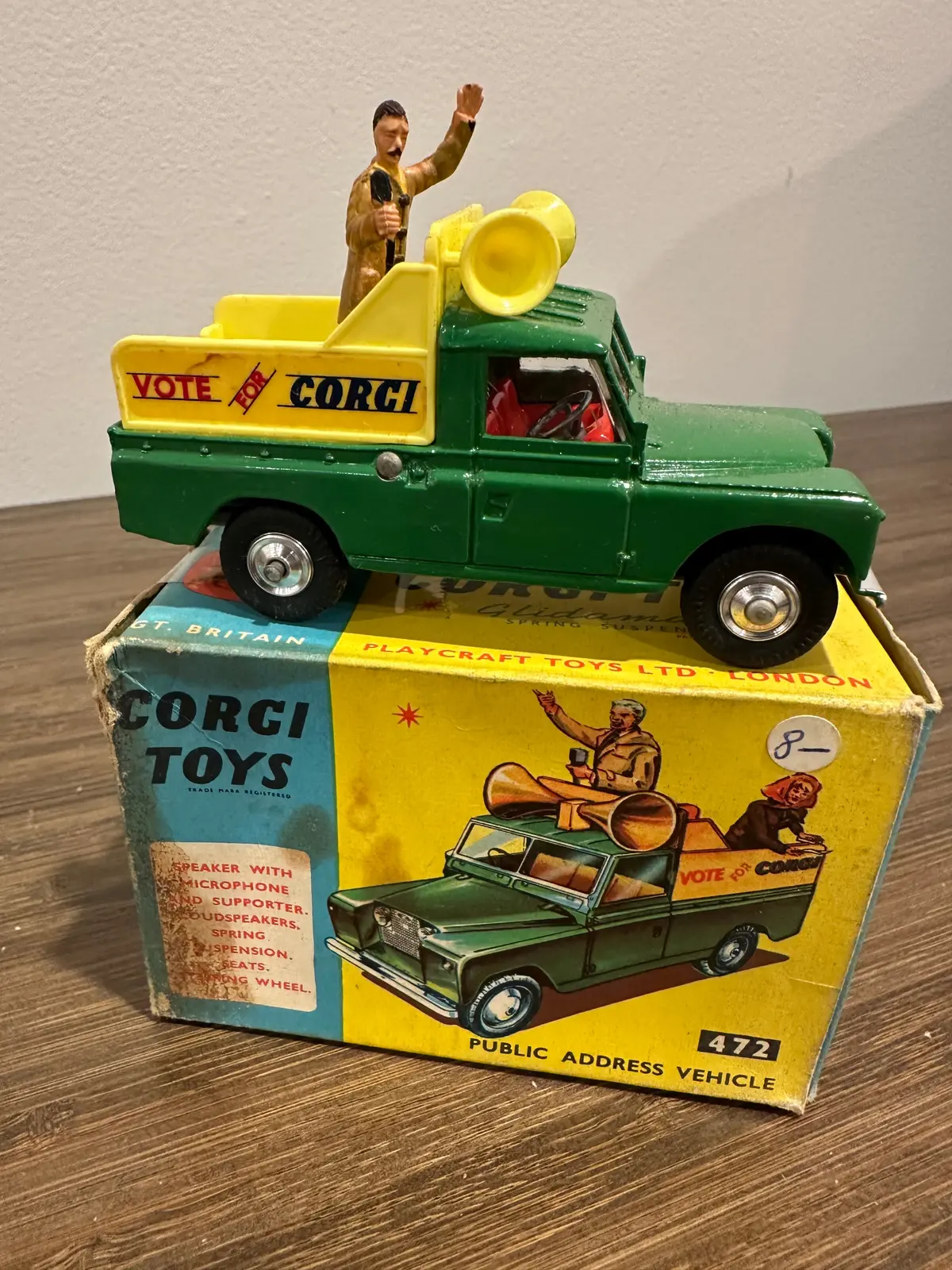 Corgi Toys 472 Public Address Vehicle With Original Box 1