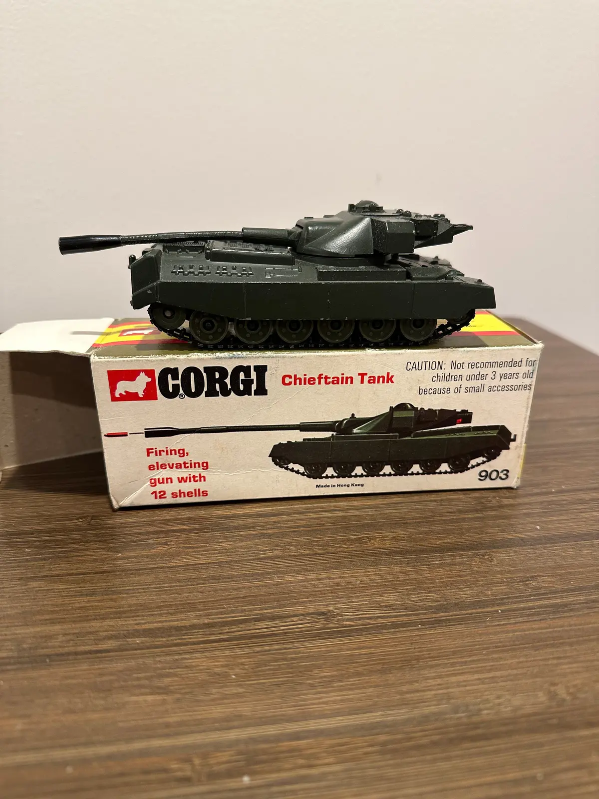 Corgi Toys 903 Chieftain Tank With Original Box 1
