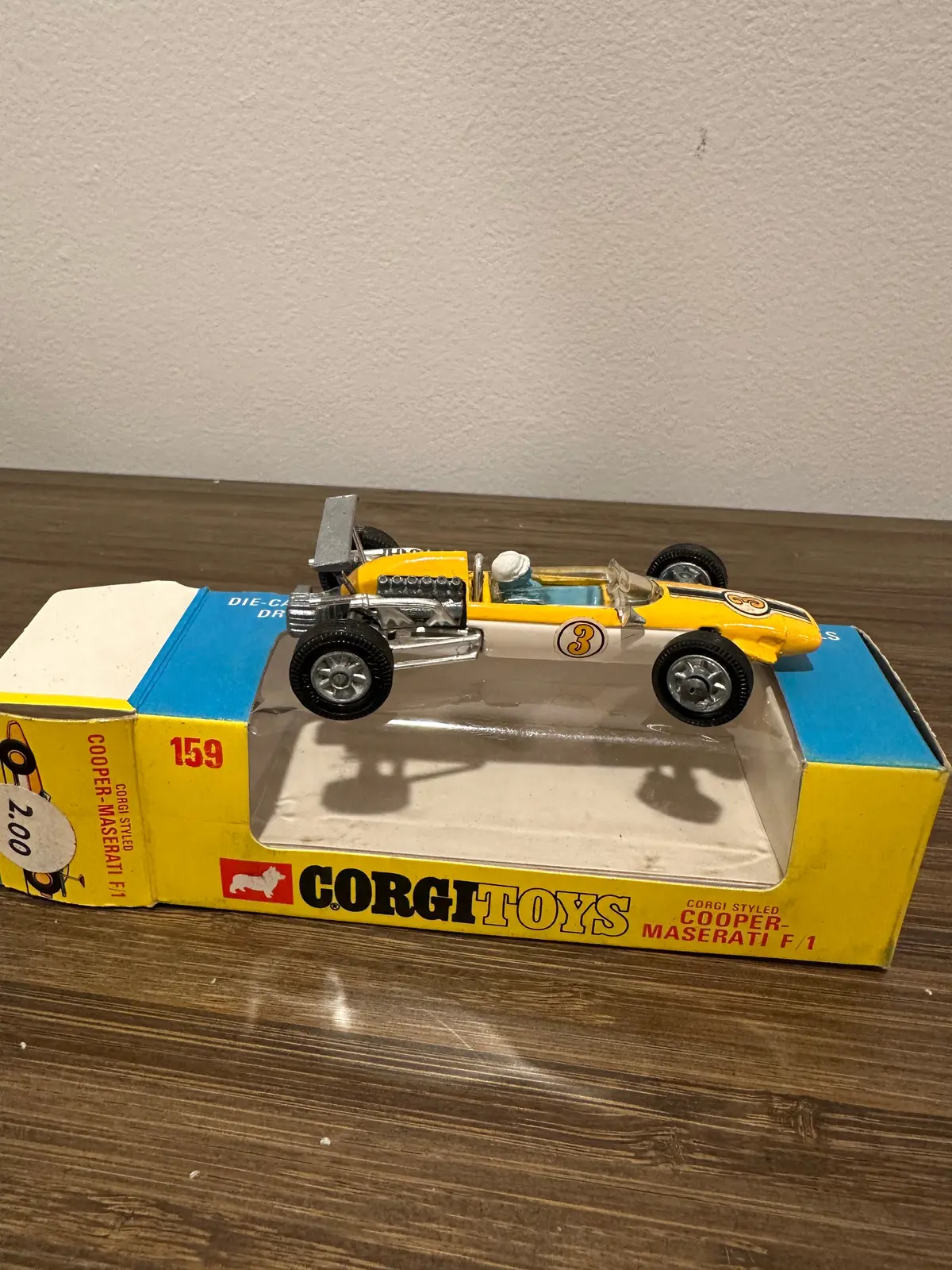 Corgi Toys 159 Cooper-Maserati F1 With Original Box 1