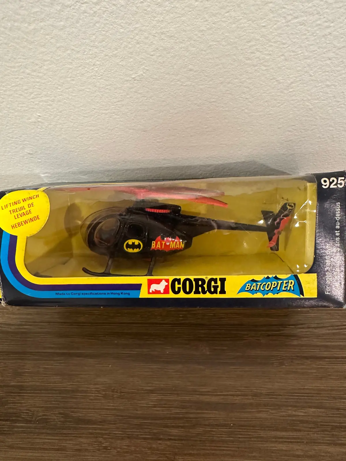 Corgi 925 Batcopter With Original Box 1