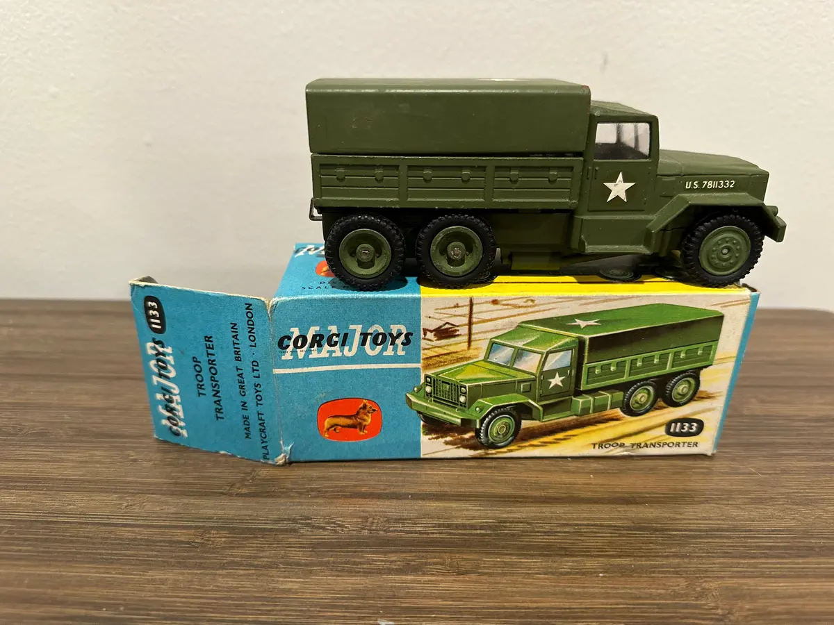 Corgi Major 1133 Troop Transporter With Original Box 1