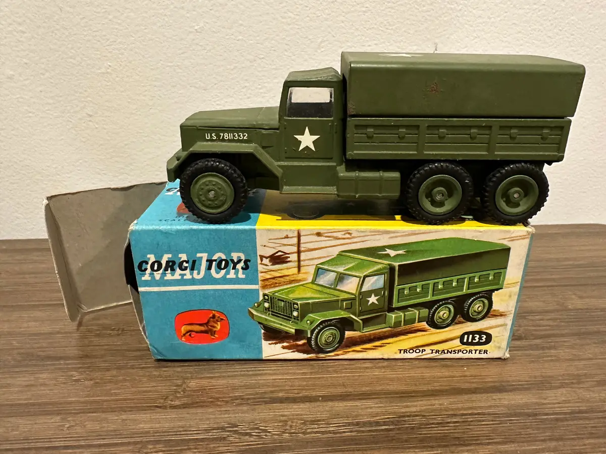Corgi Major 1133 Troop Transporter With Original Box 2