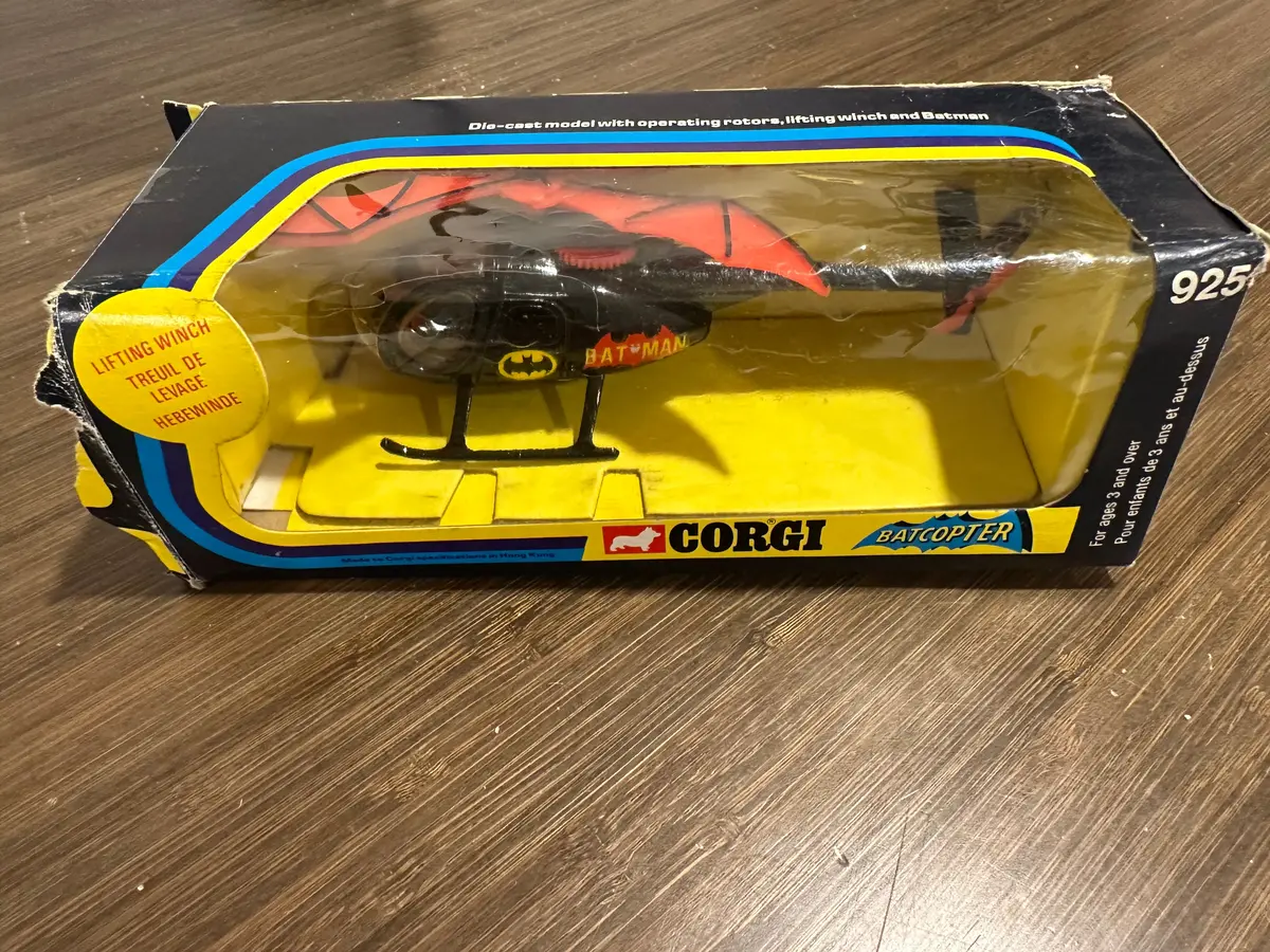 Corgi 925 Batcopter With Original Box 2