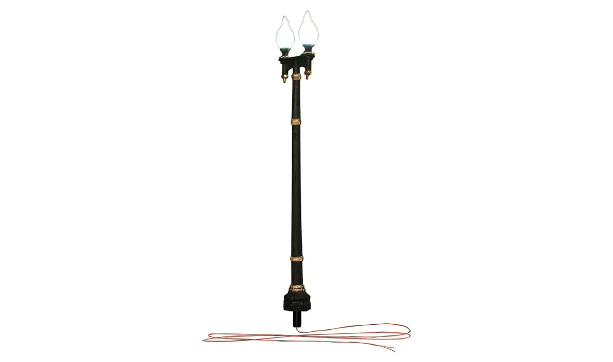 Woodland Scenics N Street Lights Double Lamp Post (3) 1