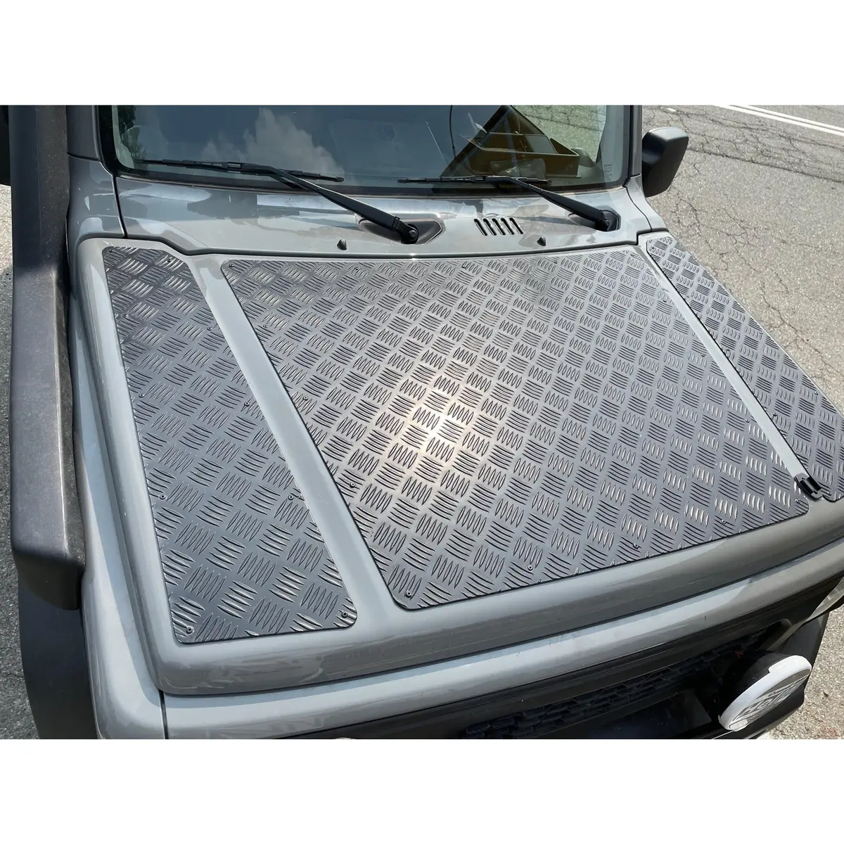 Flik X Good Trip Overland Bonnet Chequer Plate Set For Suzuki Jimny (2018+) 1