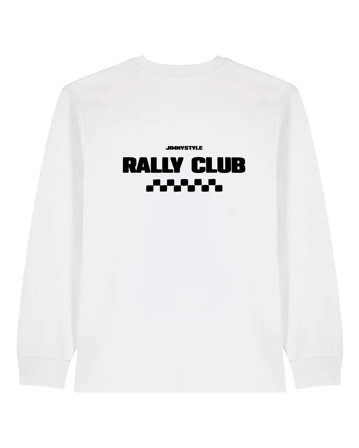 Jimnystyle Rally Club T-Shirt - Long Sleeve - White 1