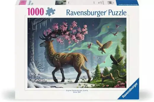 Ravensburger 1000Pc - Deer Of Spring 1