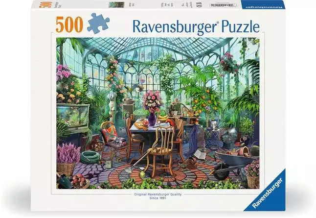 Ravensburger 500Pc - Greenhouse Mornings 1
