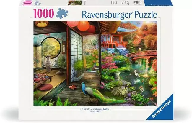 Ravensburger 1000Pc - Kyoto Japanese Garden Teahouse 1