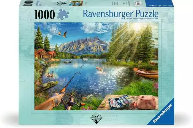 Ravensburger 1000Pc - Life At The Lake 1