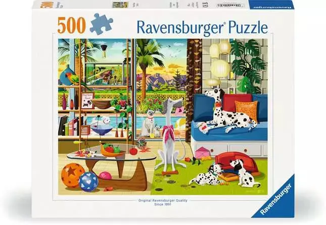 Ravensburger 500Pc - Pets Of Palm Springs 1