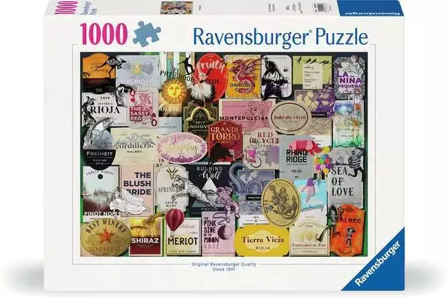 Ravensburger 1000Pc - Wine Labels 1