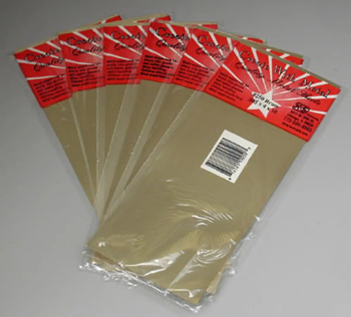 K & S Metals - 250 Brass Sheet .005X4x10 (6) 1