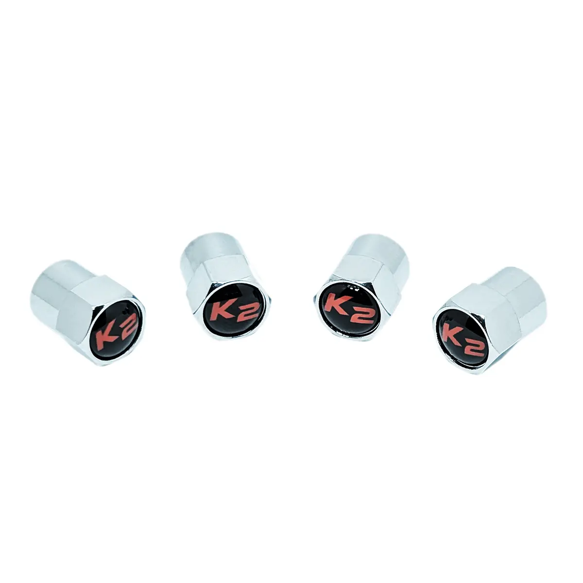 Chrome Valve Stem Tire Caps, Style: Kia K2 1