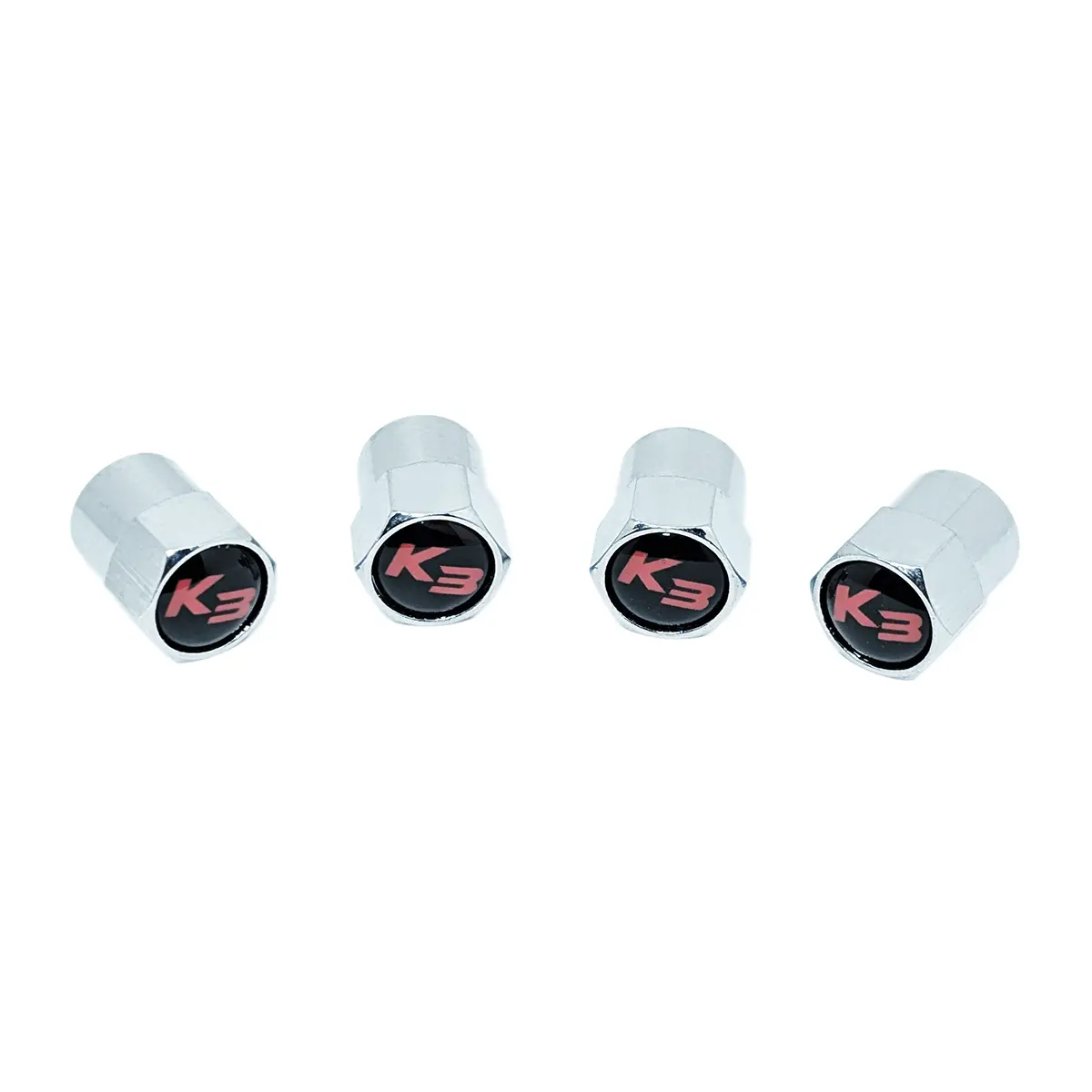 Chrome Valve Stem Tire Caps, Style: Kia K3 1