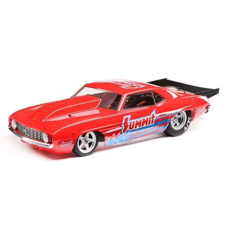 Losi 1/10 '69 Camaro 22S Rtr (No Prep) Drag Car Bl 2Wd Red 1