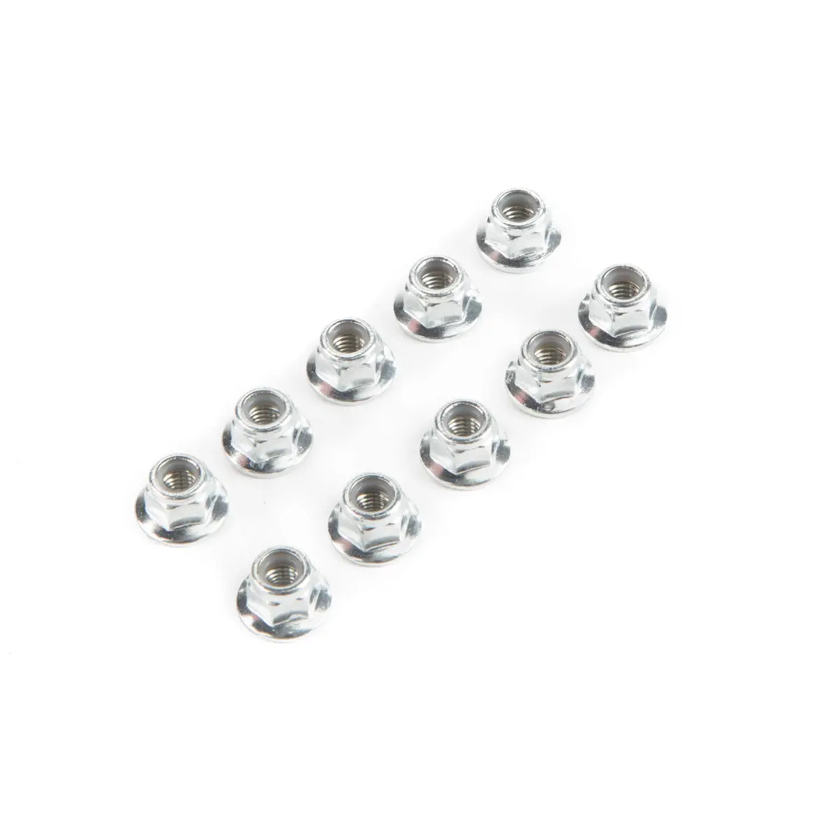 Serrated Flanged Lock Nut, M5 X 0.8 1