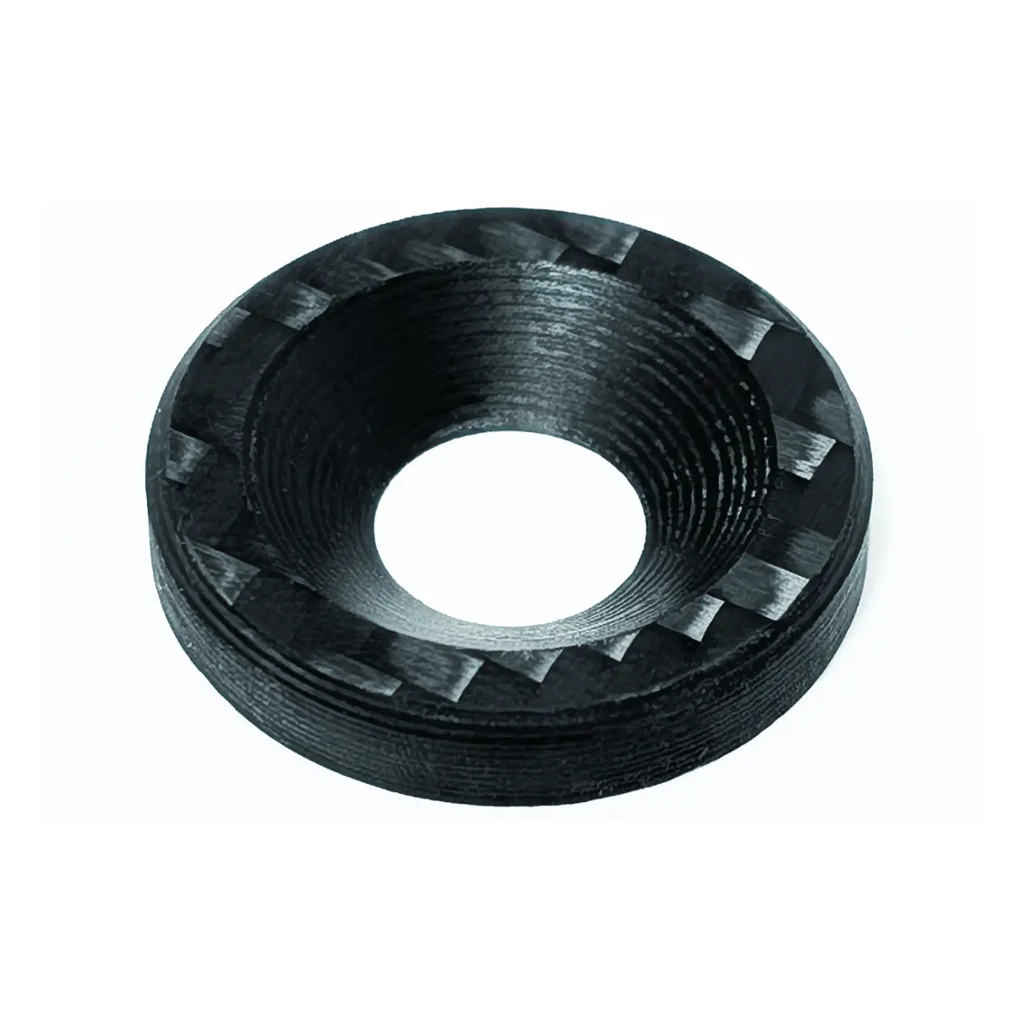 Zspec Carbon-Fiber Dress-Up Washers (Carbon-Weave Style), Per Each 4