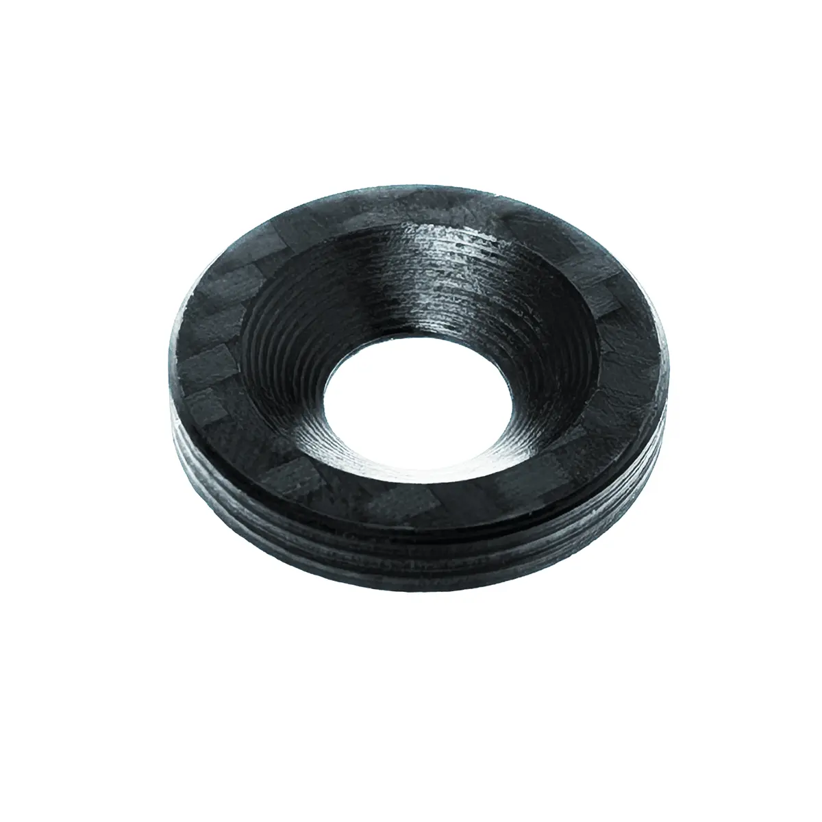 Zspec Carbon-Fiber Dress-Up Washers (Carbon-Weave Style), Per Each 1