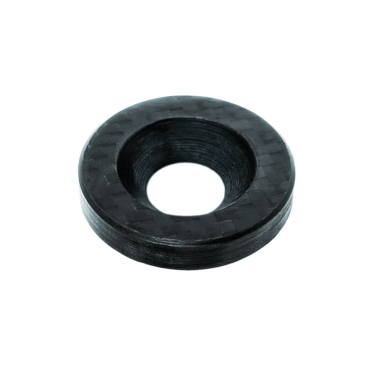 Zspec Carbon-Fiber Dress-Up Washers (Carbon-Weave Style), Per Each 3